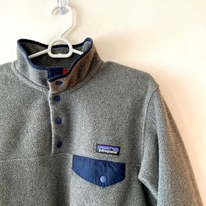 Patagonia Synchilla—Grey & Navy